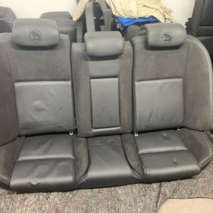 VF HSV Senator Black leather/suede rear seat