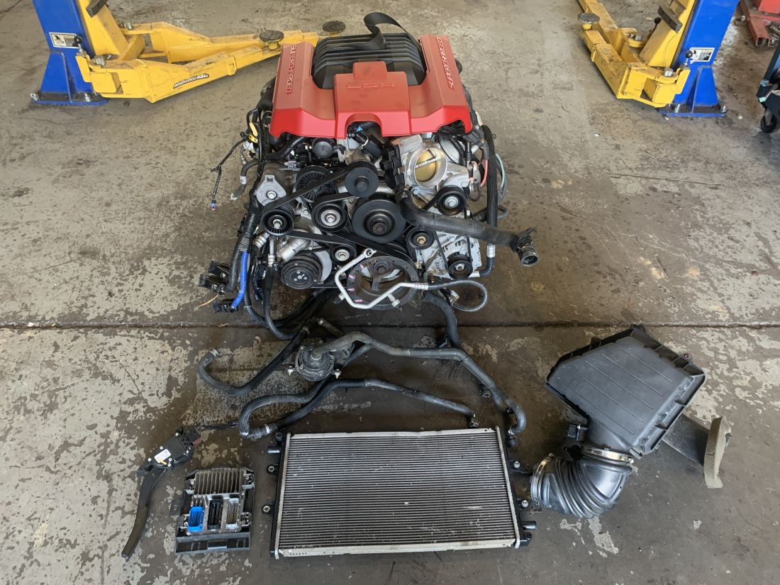 VF HSV GTS ZL1 Camaro 430Kw Supercharged 6.2 LSA V8 engine only conversion 37,000km