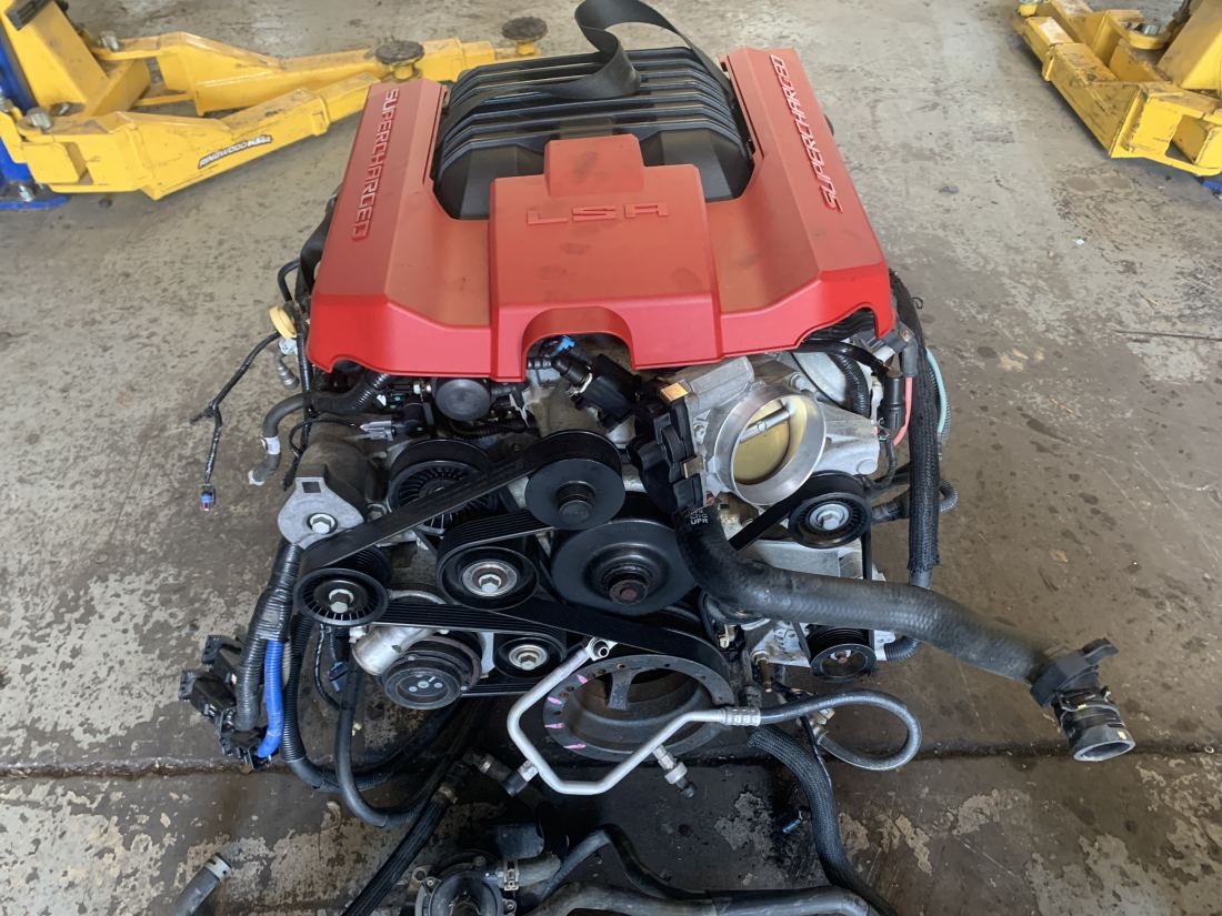 VF HSV GTS ZL1 Camaro 430Kw Supercharged 6.2 LSA V8 engine only conversion 37,000km - Image 3