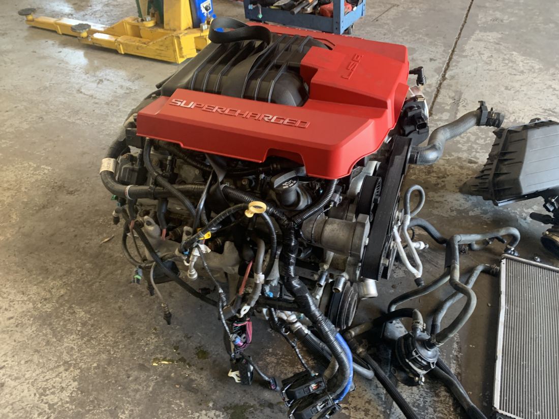 VF HSV GTS ZL1 Camaro 430Kw Supercharged 6.2 LSA V8 engine only conversion 37,000km - Image 6